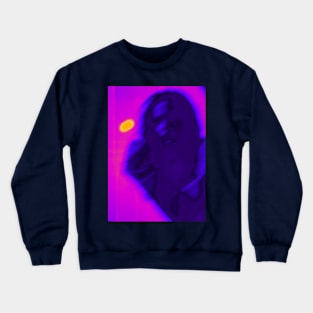 La Femme Purple Dawn Crewneck Sweatshirt